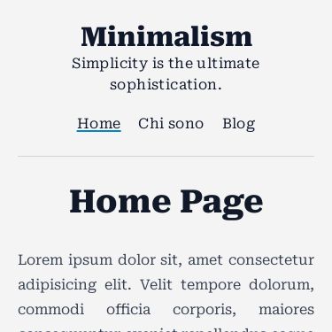 Screenshot of https://11ty-minimalism.netlify.app/