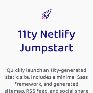 Screenshot of https://11ty-netlify-jumpstart.netlify.app/