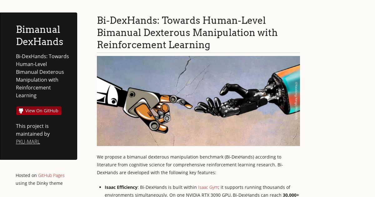 Towards Human-Level Bimanual Dexterous Manipulation with Reinforcement Learnin