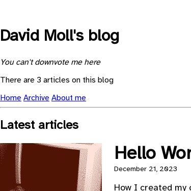 Screenshot of https://blog.davidmoll.net/