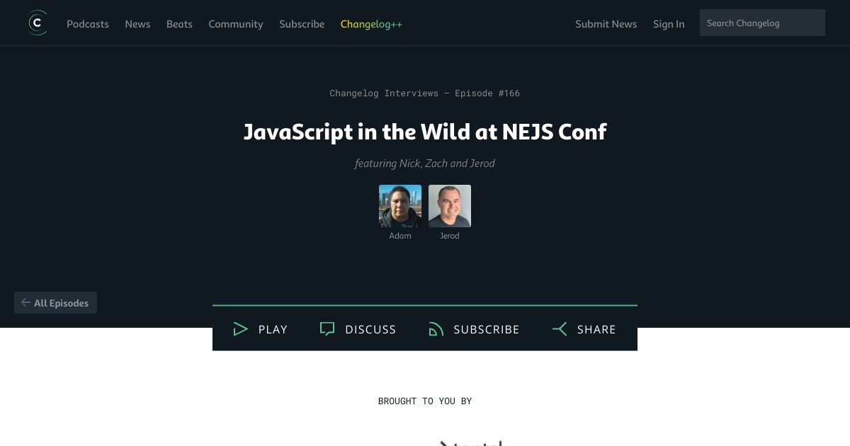 Screenshot image for https://v1.screenshot.11ty.dev/https%3A%2F%2Fchangelog.com%2Fpodcast%2F166/opengraph//