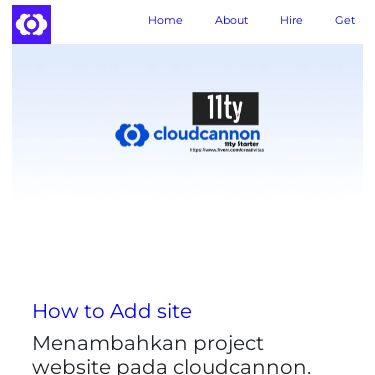 Screenshot of https://cloudcannon.axcora.com/