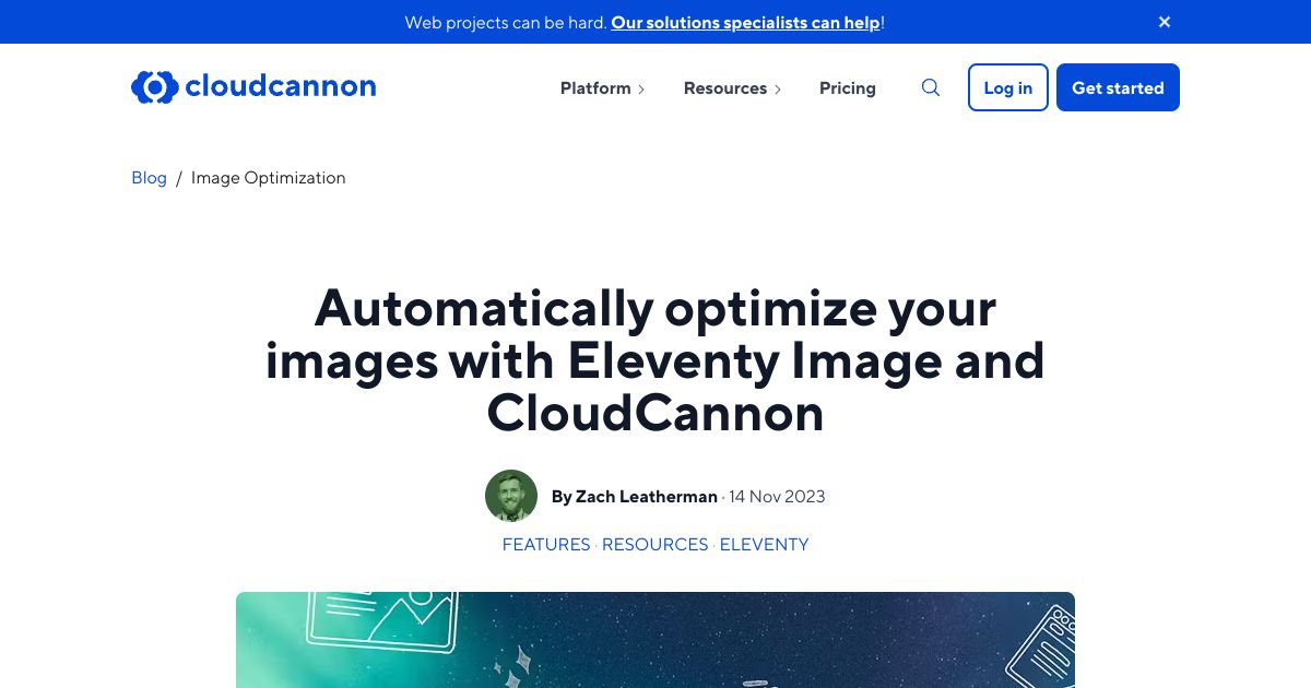 Screenshot image for https://v1.screenshot.11ty.dev/https%3A%2F%2Fcloudcannon.com%2Fblog%2Fautomatically-optimize-your-images-with-eleventy-image-and-cloudcannon%2F/opengraph//