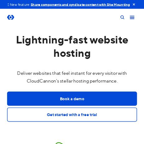 Screenshot of https://cloudcannon.com/hosting/