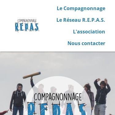 Screenshot of https://compagnonnage-repas.org/