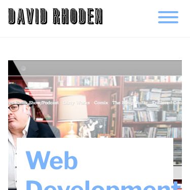 Screenshot of https://davidrhoden.com/