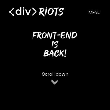 Screenshot of https://divriots.com/