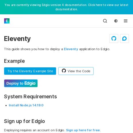 Screenshot of https://docs.layer0.co/guides/eleventy