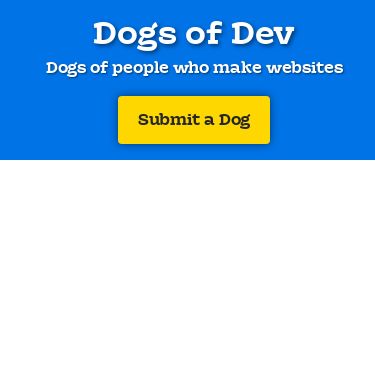 Screenshot of https://dogsof.dev/