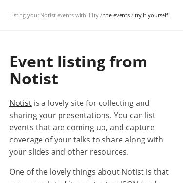 Screenshot of https://eleventy-notist-example.netlify.app/