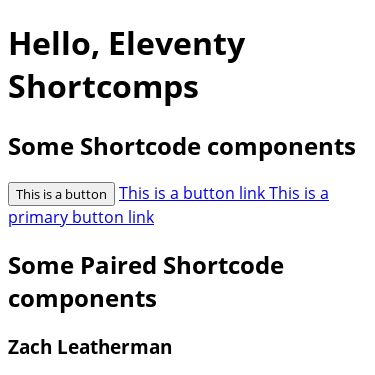 Screenshot of https://eleventy-shortcomps.netlify.app/