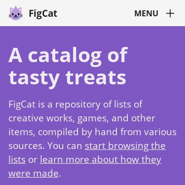 Screenshot of https://figcat.com/