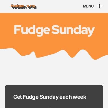 Screenshot of https://fudge.org/