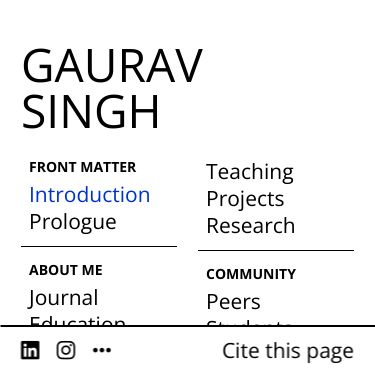 Screenshot of https://gaurav-singh.info/