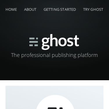 Screenshot of https://ghost-v3.netlify.app/