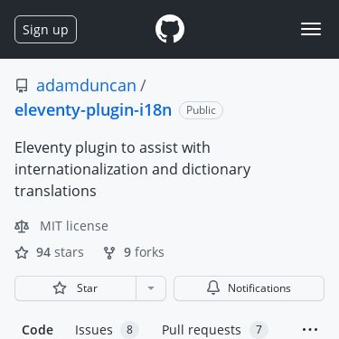 Screenshot of https://github.com/adamduncan/eleventy-plugin-i18n