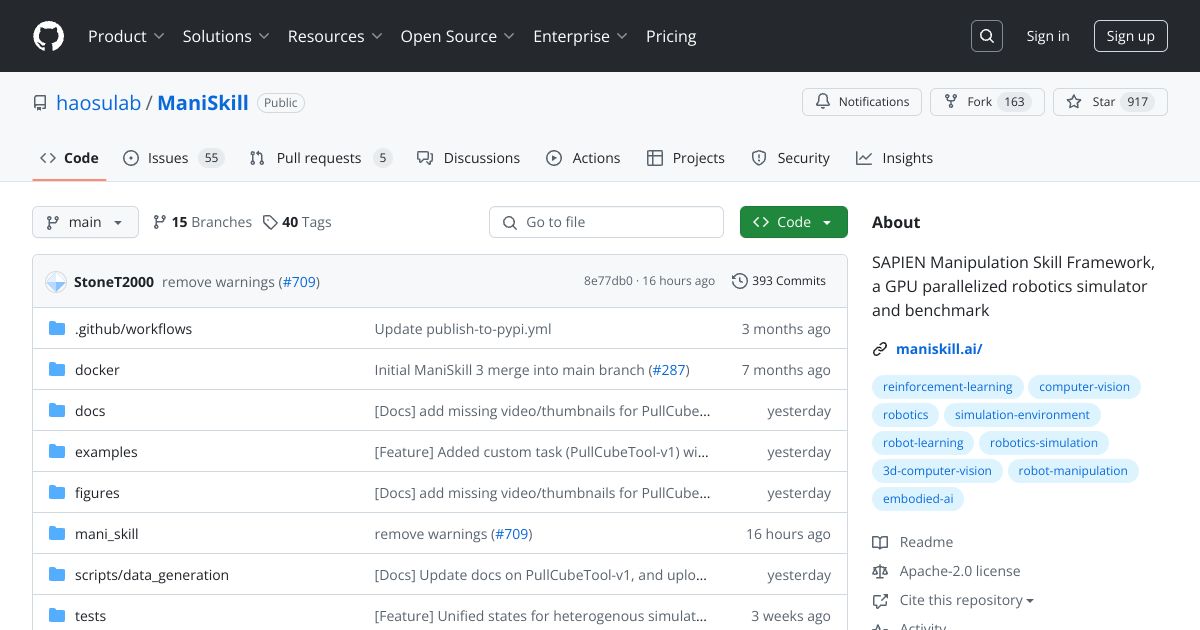 Maniskill: Generalizable manipulation skill benchmark with large-scale demonstrations