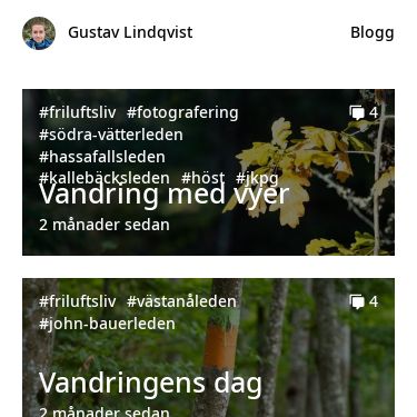 Screenshot of https://gustavlindqvist.se/