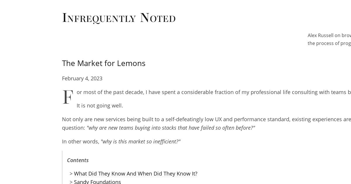 Screenshot image for https://v1.screenshot.11ty.dev/https%3A%2F%2Finfrequently.org%2F2023%2F02%2Fthe-market-for-lemons%2F/opengraph/_x202403_1/
