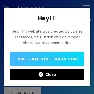 Screenshot of https://jamescowebdesigns.com/