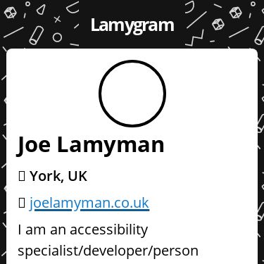 Screenshot of https://lamygram.app/