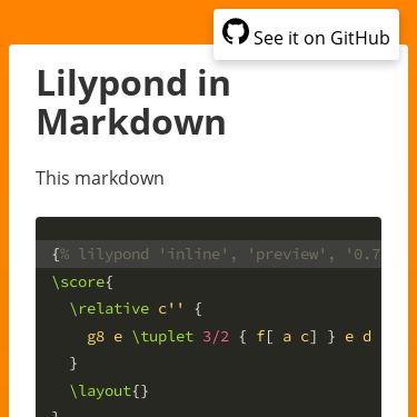 Screenshot of https://lilypond-in-markdown.netlify.app/