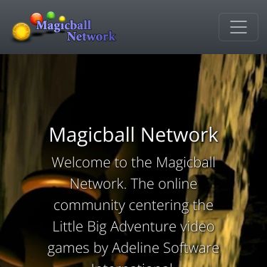 Screenshot of https://magicball.net/