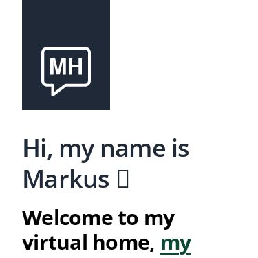 Screenshot of https://markus-haack.com/