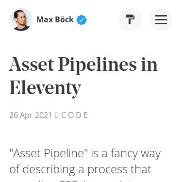 Screenshot of https://mxb.dev/blog/eleventy-asset-pipeline/