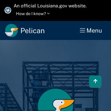 Screenshot of https://pelican.ots.la.gov/