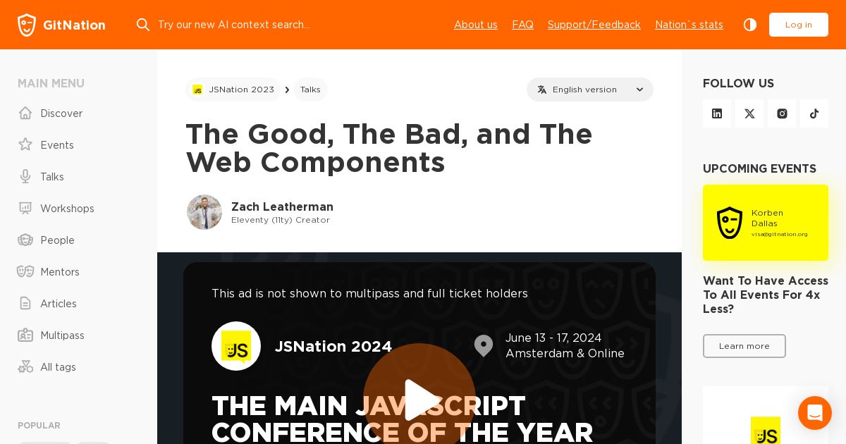 Screenshot image for https://v1.screenshot.11ty.dev/https%3A%2F%2Fportal.gitnation.org%2Fcontents%2Fthe-good-the-bad-and-the-web-components/opengraph/_x202404_5/