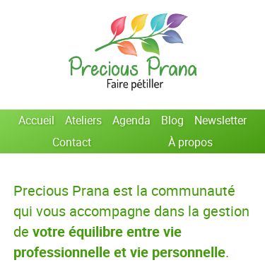 Screenshot of https://precious-prana.com/