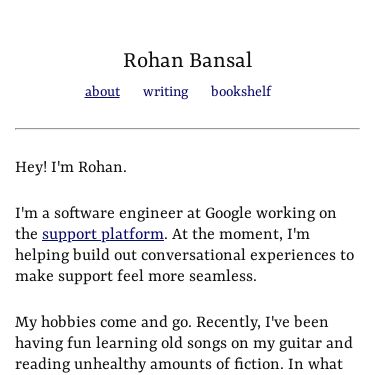 Screenshot of https://rohanbansal.com/