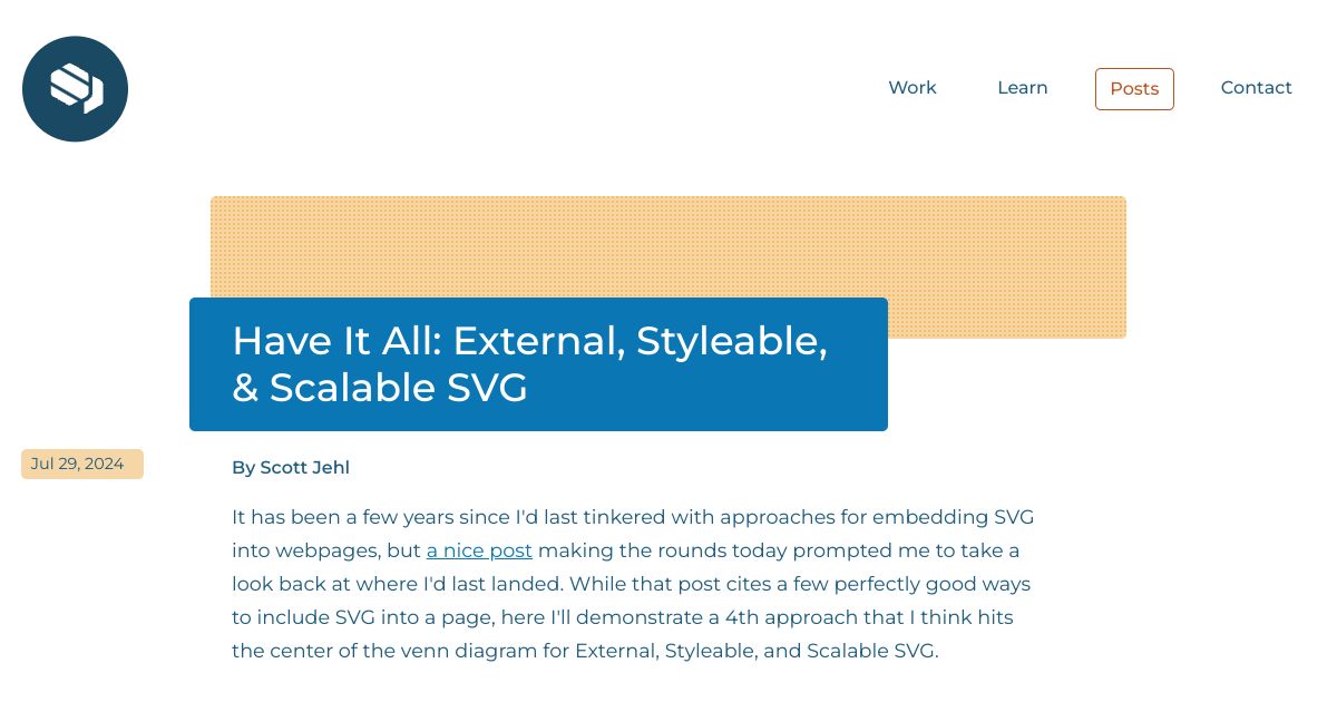 Have It All: External, Styleable, & Scalable SVG | Scott Jehl, Web Designer/Developer