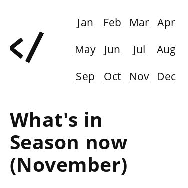 Screenshot of https://seasonal.today/