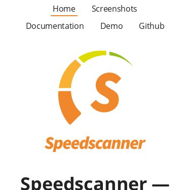 Screenshot of https://speedscanner.org/