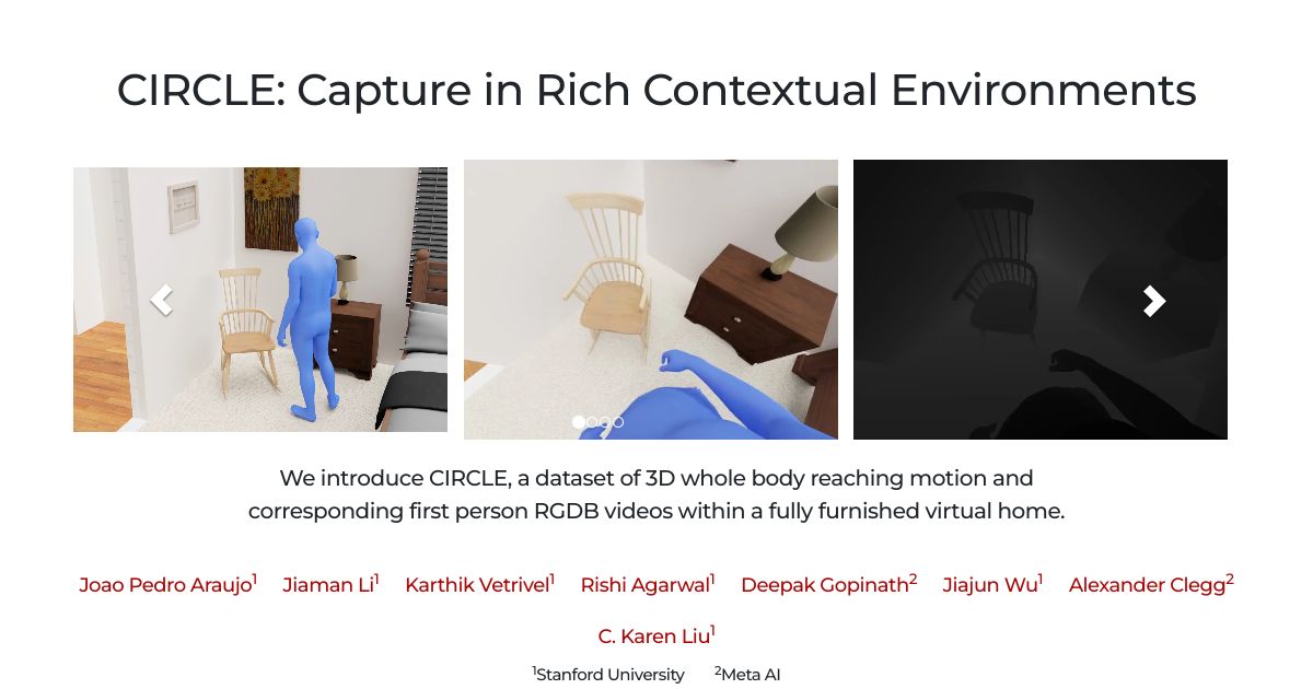 CIRCLE: Capture in Rich Contextual Environments