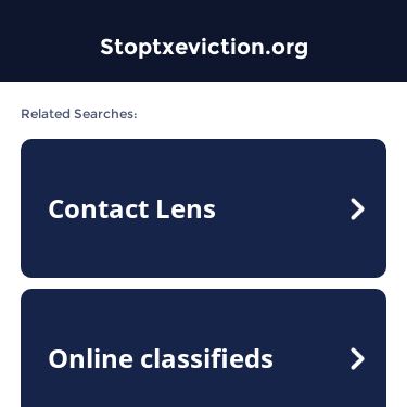 Screenshot of https://stoptxeviction.org/