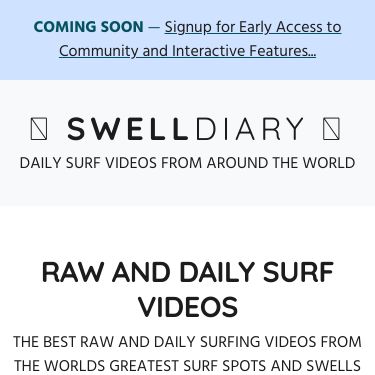 Screenshot of https://swelldiary.com/