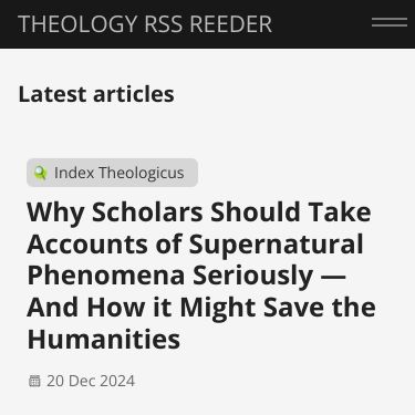 Screenshot of https://theological.me/