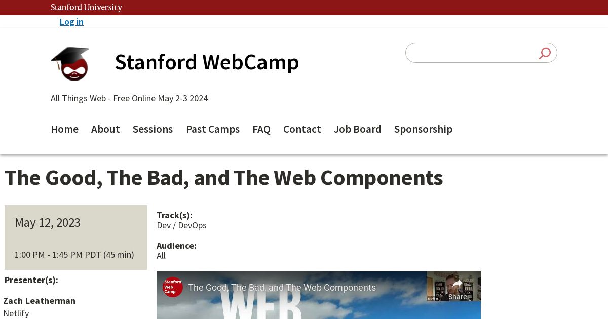 Screenshot image for https://v1.screenshot.11ty.dev/https%3A%2F%2Fwebcamp.stanford.edu%2Fsession%2Fthe-good-the-bad-and-the-web-components/opengraph/_x202404_0/