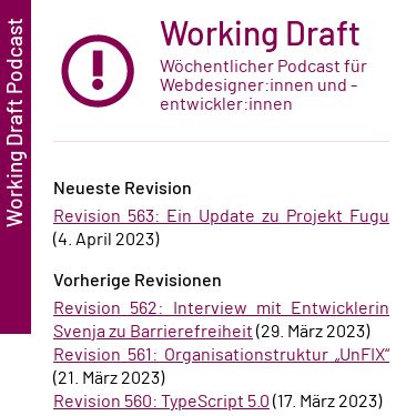 Screenshot of https://workingdraft.de/