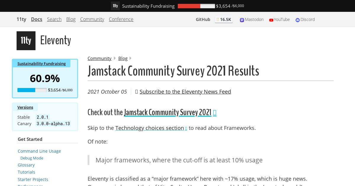 Screenshot image for https://v1.screenshot.11ty.dev/https%3A%2F%2Fwww.11ty.dev%2Fblog%2Fjamstack-survey-2021%2F/opengraph/_x202405_4/