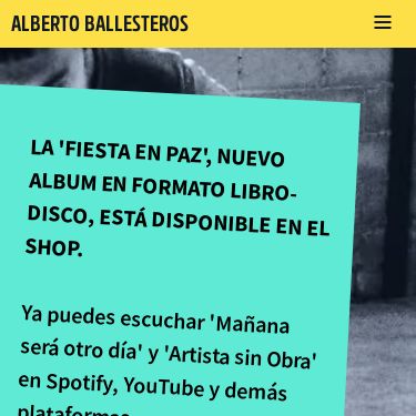 Screenshot of https://www.albertoballesteros.com/