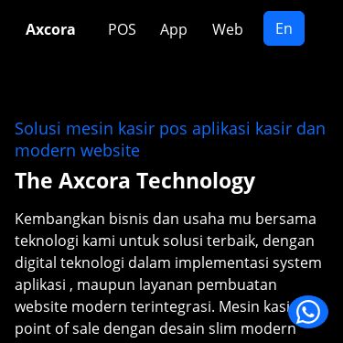 Screenshot of https://www.axcora.com/