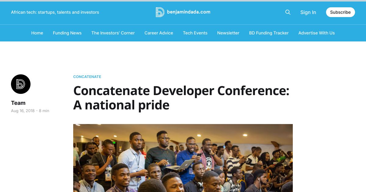 Screenshot image for https://v1.screenshot.11ty.dev/https%3A%2F%2Fwww.benjamindada.com%2Fconcatenate-conf-recap%2F/opengraph//