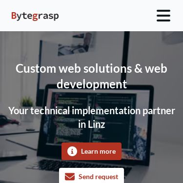 Screenshot of https://www.bytegrasp.com/