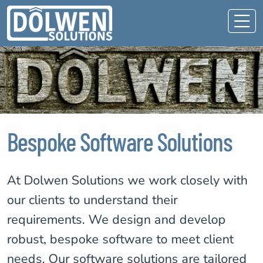 Screenshot of https://www.dolwensolutions.com/