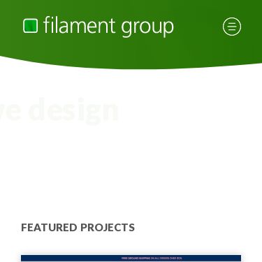 Screenshot of https://www.filamentgroup.com/