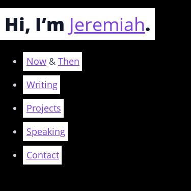 Screenshot of https://www.jeremiahlee.com/